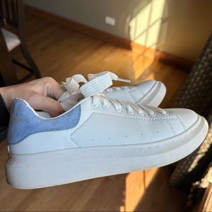 Alexandr McQueen white sneakers size 42 is sir 11 women